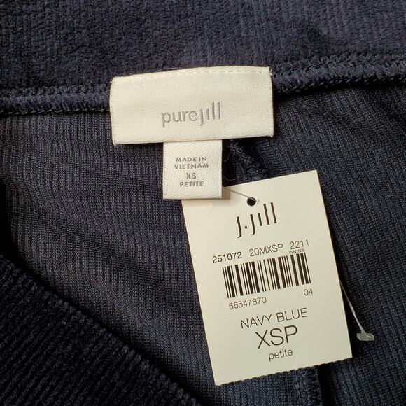 J. Jill Women's Size XSP NWT Pure Jill Affinity Pull On Corduroy Pants Blue - Picture 7 of 8